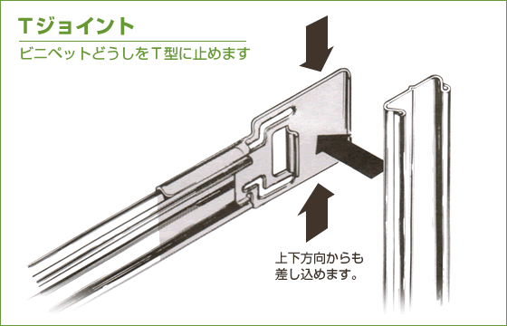 Ｔジョイントつなぎ方